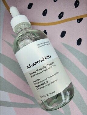 Advanced MD Intense Hydration Serum with Peptides and Hyaluronic Acid 3.75 Oz